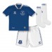 Billige Everton Dwight McNeil #7 Hjemmetrøye Barn 2023-24 Kortermet (+ korte bukser)